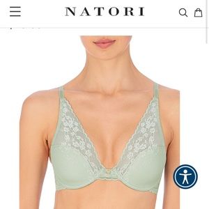 36DD Natori Cherry Blossom Convertible Bra - Mint
